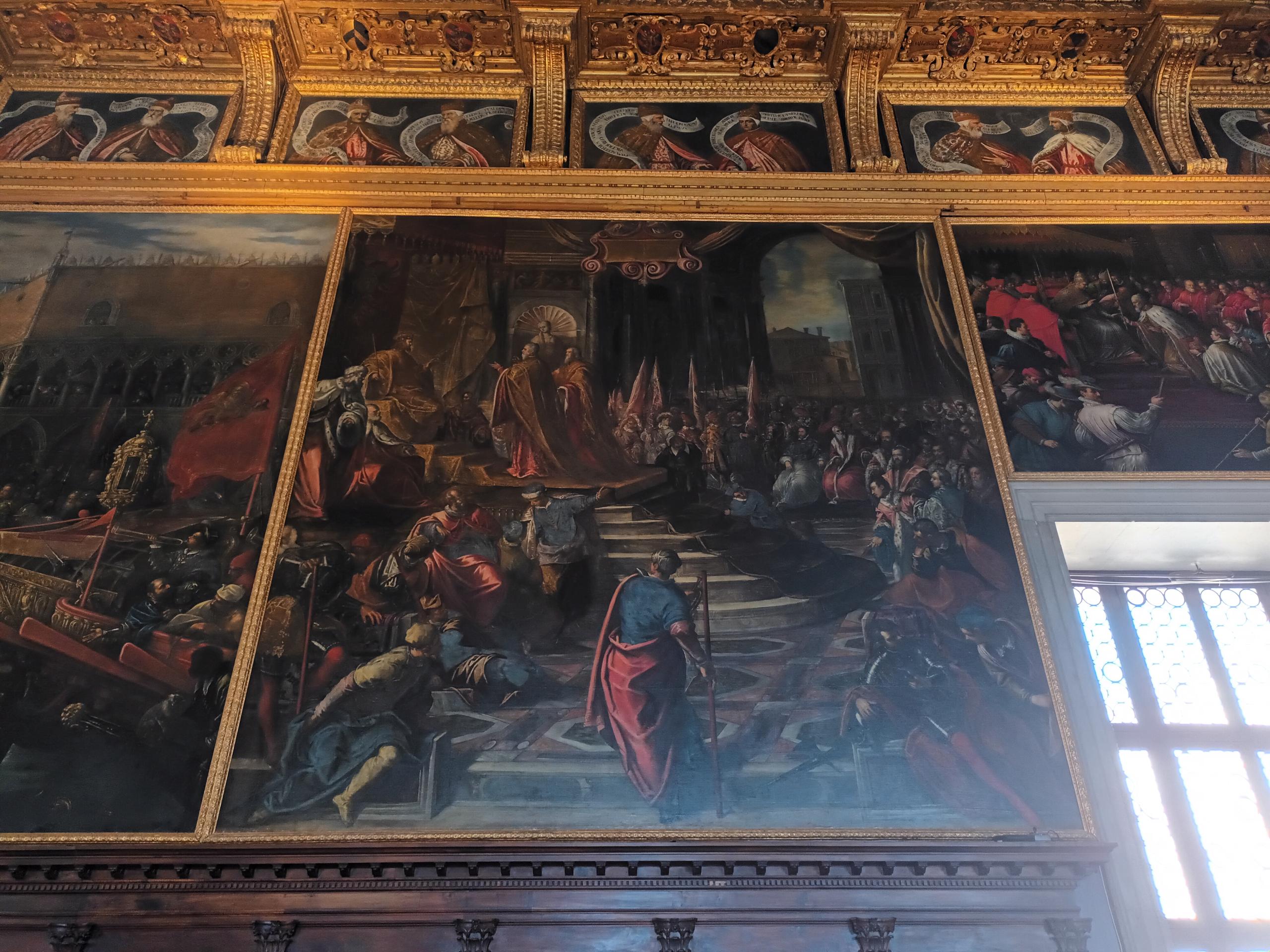 Dipinto su tela di Jacopo Robusti detto il Tintoretto. 1590-1592