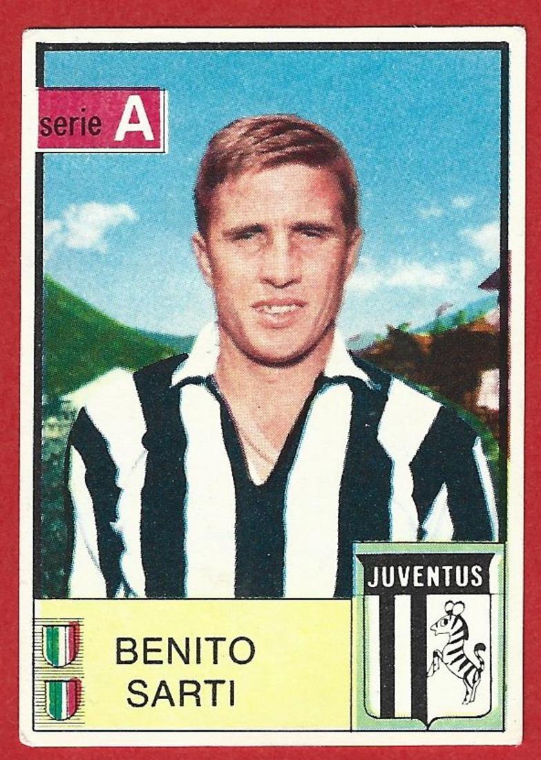 046> bENITO SARTI - JUVENTUS = Figurina Calciatori MIRA - Campionato 1965-66