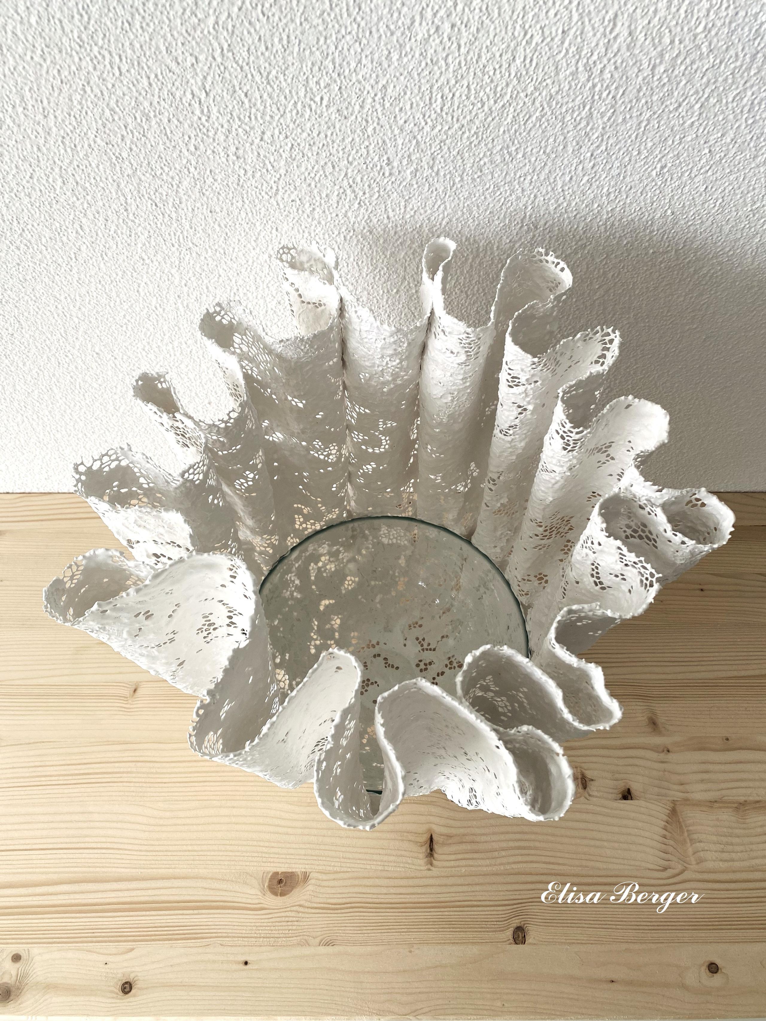White Cosy Vase MARIA