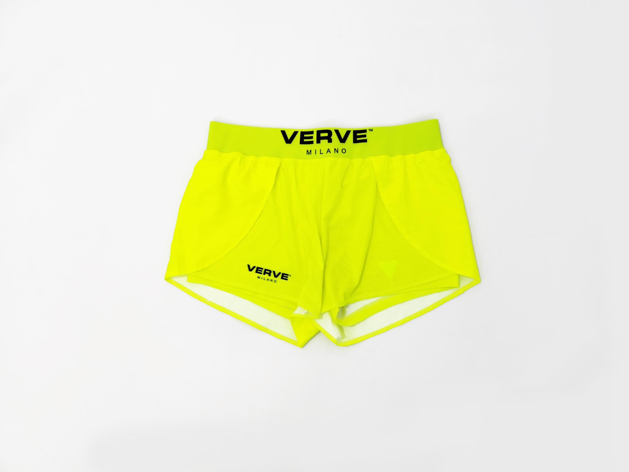 Short Woman ACTIVE - YELLOW FLUO