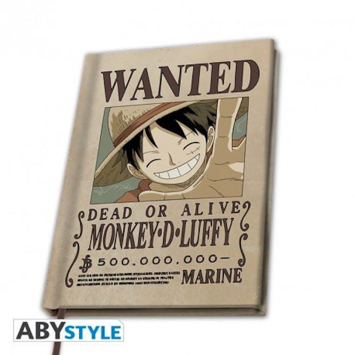 Quaderno One Piece - Wanted