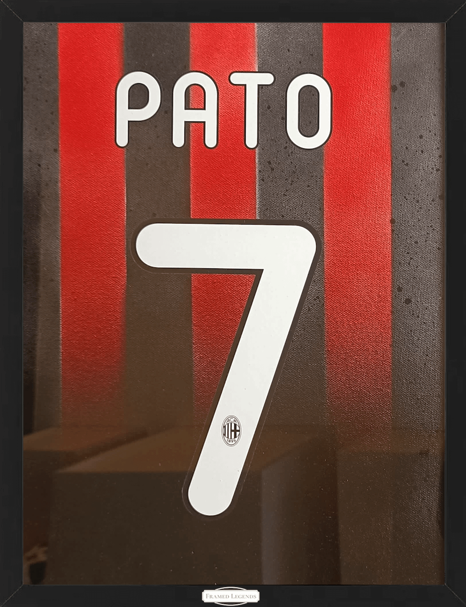 Artwork AC Milan Football Theme Alexandre Pato Limited Edition