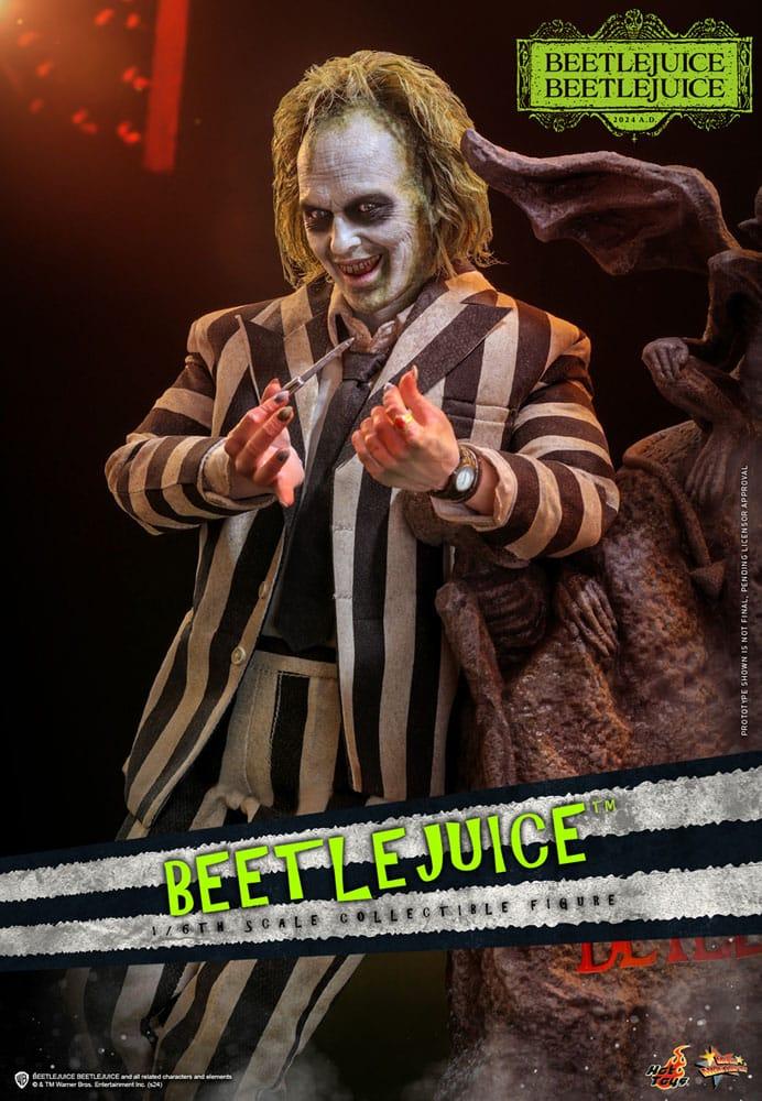 Hot Toys BEETLEJUICE 1/6 Action FIGURE Movie Masterpiece