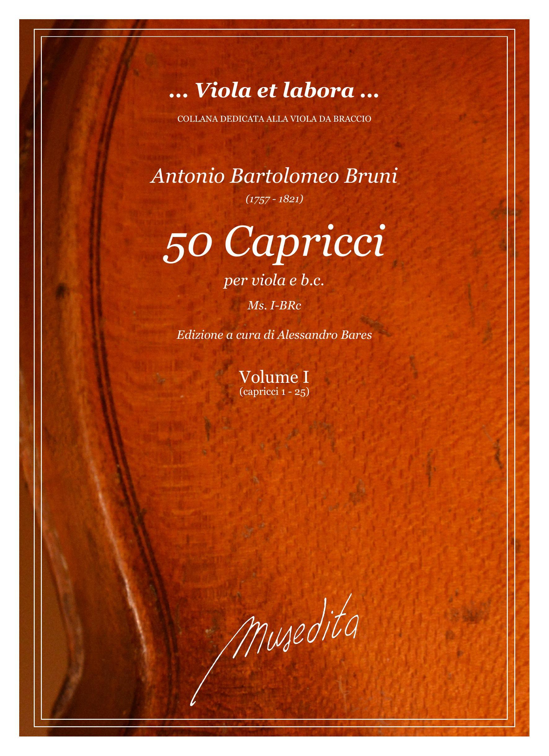 A.B.Bruni: 50 Capricci (Ms, I-BRc)