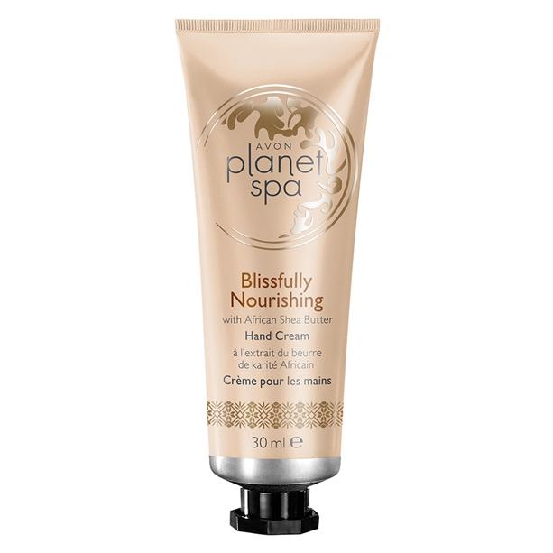 Crema per le mani con burro di Karité dell'Africa Blissfully Nourishing Planet Spa