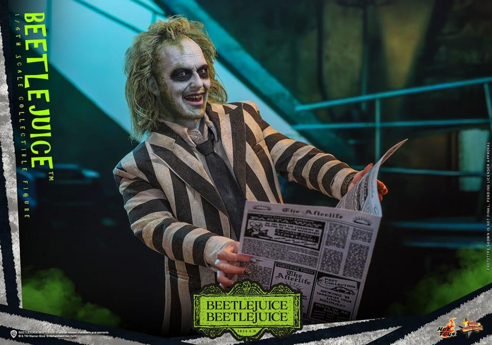 Hot Toys BEETLEJUICE 1/6 Action FIGURE Movie Masterpiece