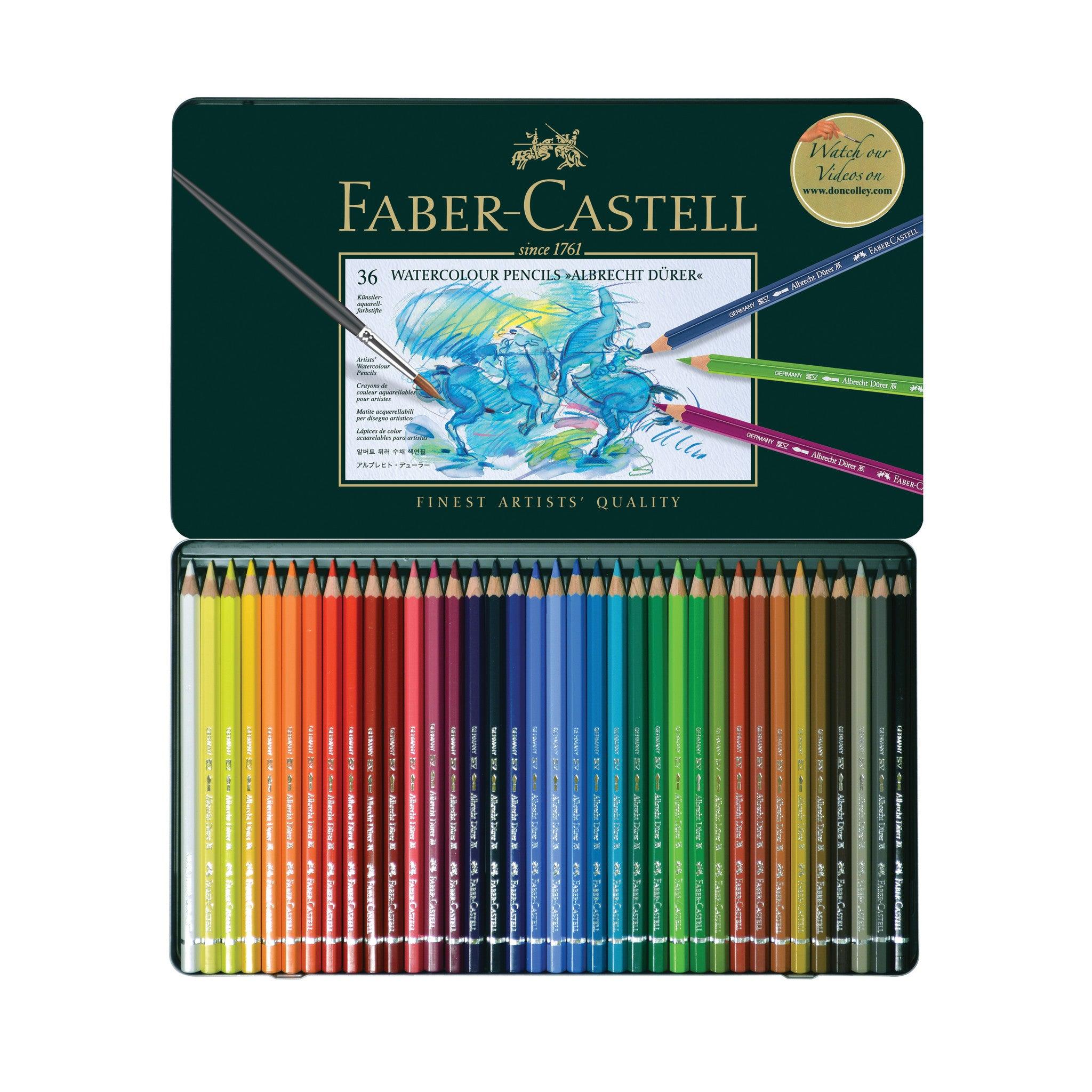 FABER-CASTELL - Albrecht Dürer Watercolour Pencils - Set 36 matite colorate acquerellabili