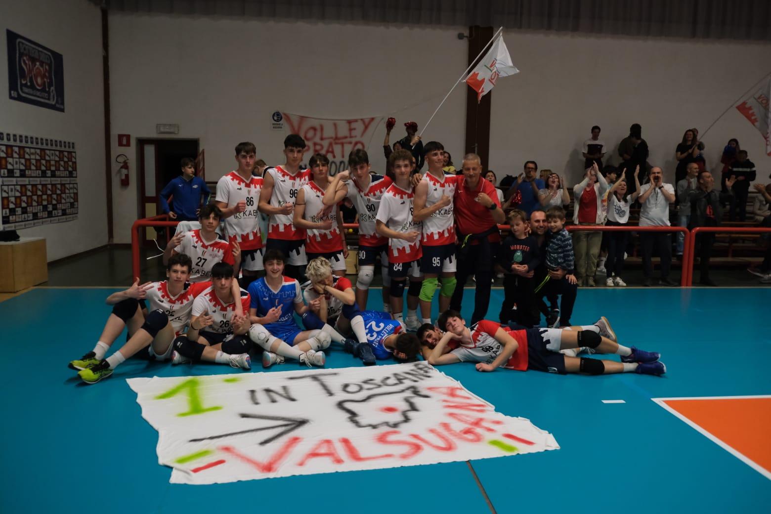 Under 17 Volley Prato strepitosa a Grosseto: si laurea campione Regionale e stacca il biglietto per le Finali Nazionali