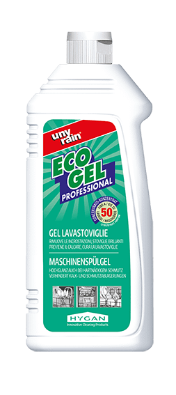 HYGAN - UNYRAIN - ECOGEL PROFESSIONAL - Detersivo per lavastoviglie eco