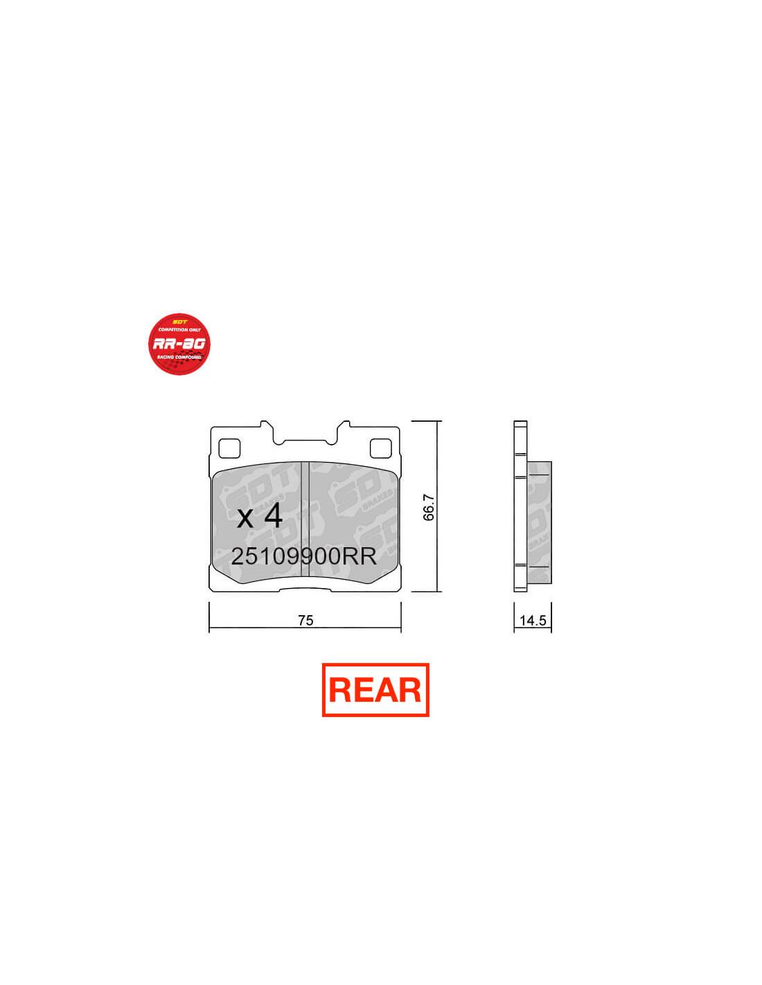 Toyota Yaris GR Front / Rear Brake Pads - SDT Brake