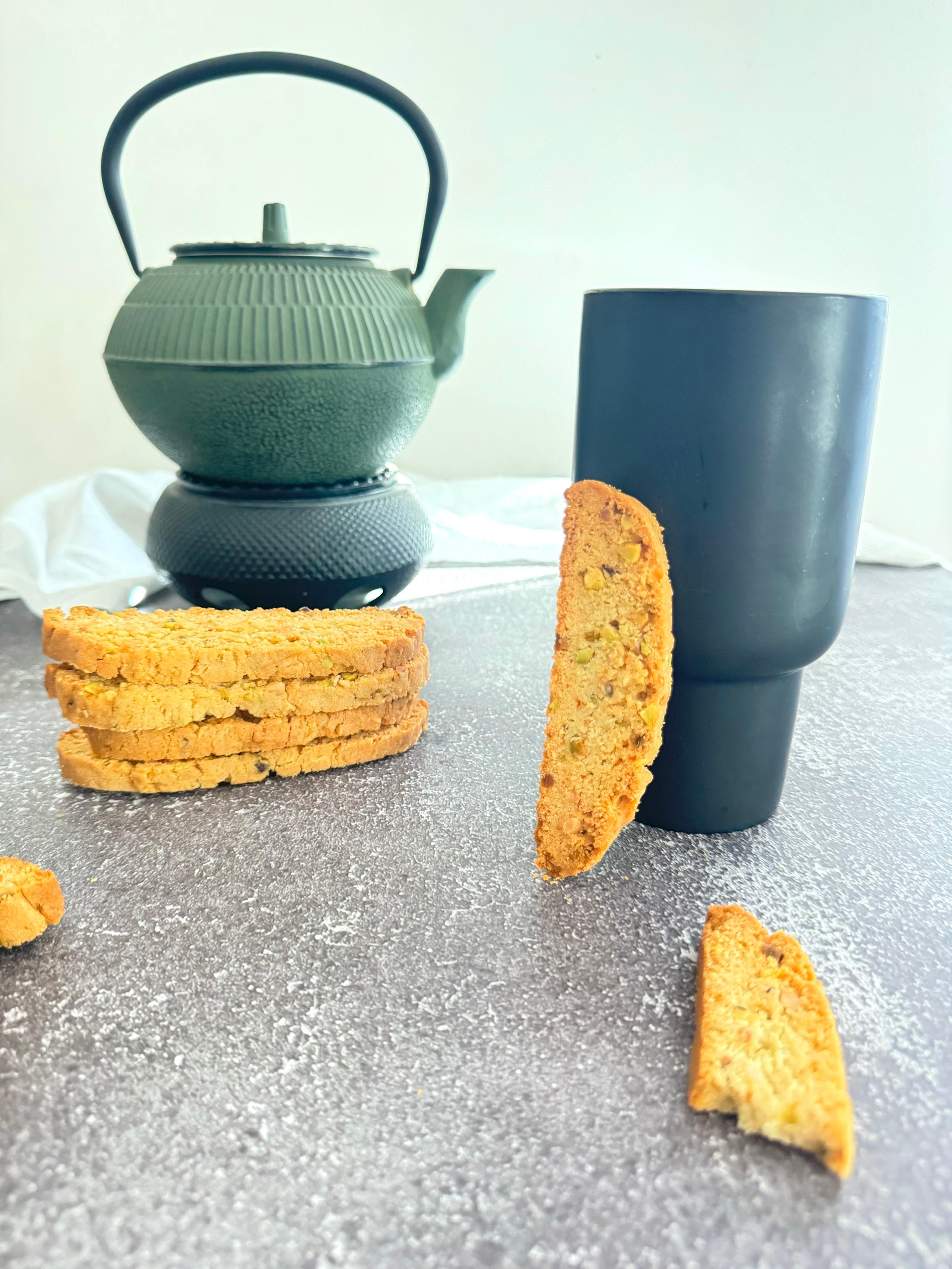 Biscotti mandorle e pistacchio