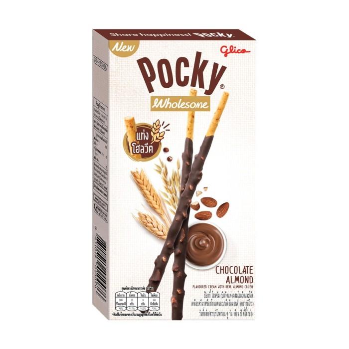 Pocky Wholesome Chocolate & Almond – Bastoncini integrali ricoperti di cioccol