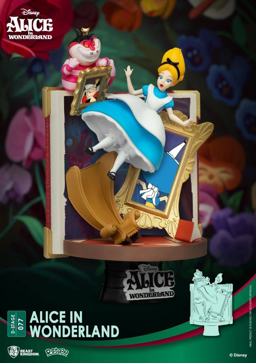 Diorama Stage 077 Story Book - Alice nel Paese delle Meraviglie