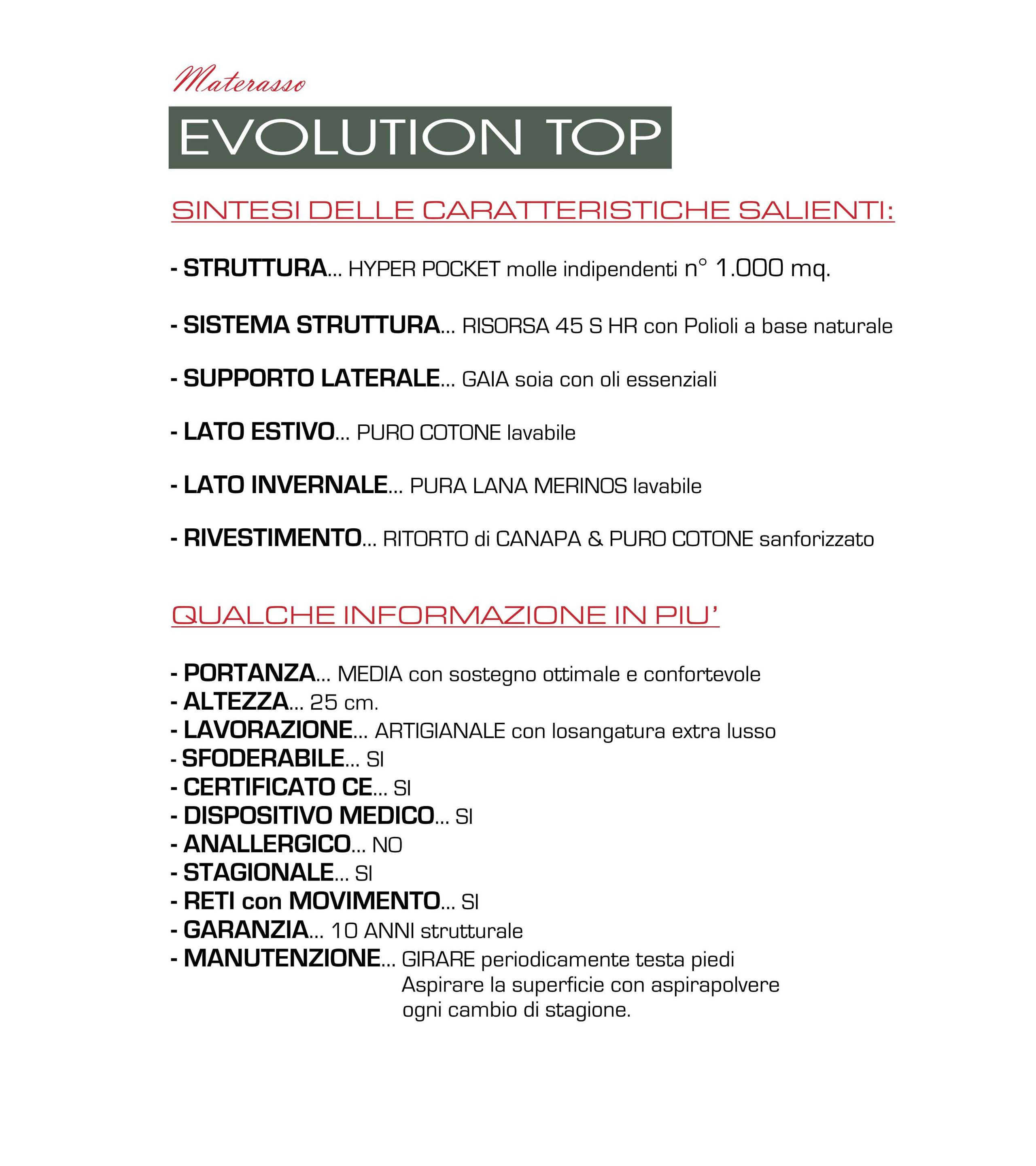 Evolution top