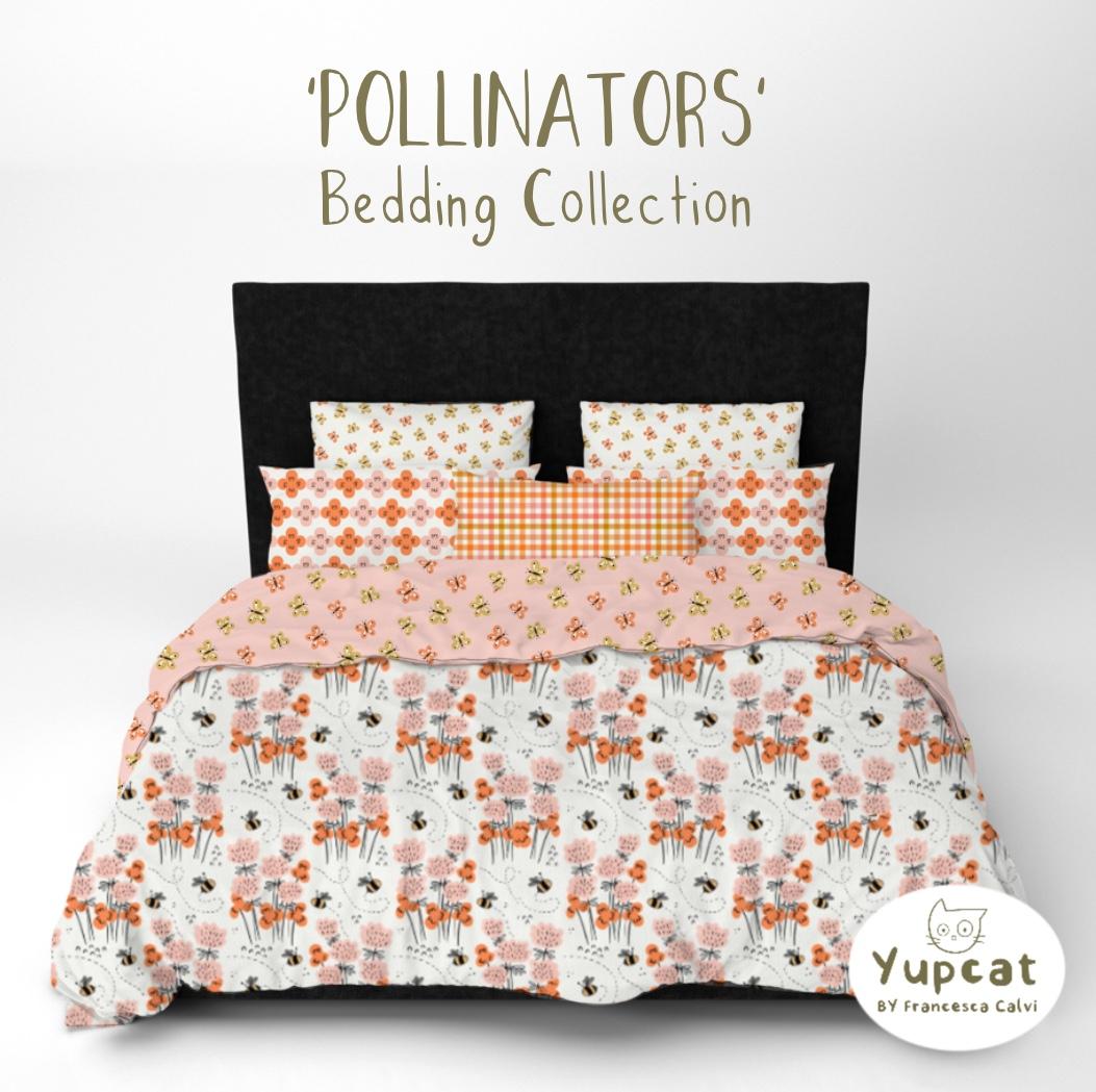 yupcat’s curated bedding collection on Spoonflower dedicated to Pollinators