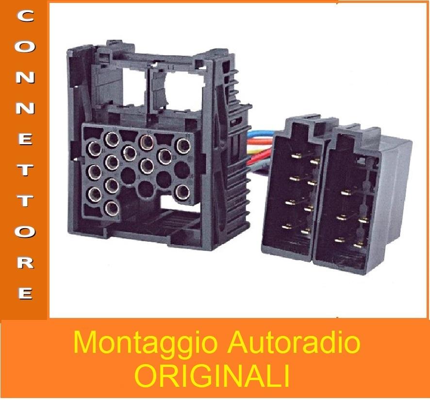 5862-BMW-LAND ROVER-MAZDA-MINI-ROVER- Connettore montaggio autoradio originale