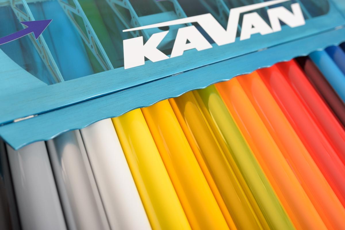 Pellicola di copertura KAVAN - blu trasparente