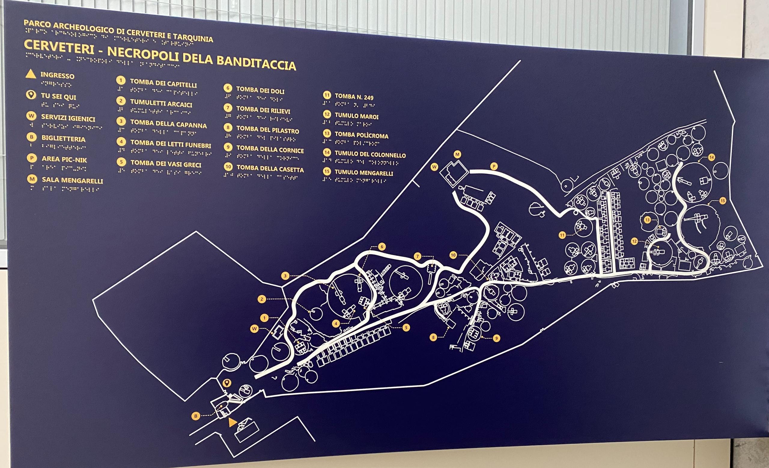 stampa Braille - mappa tattile - targa Braille