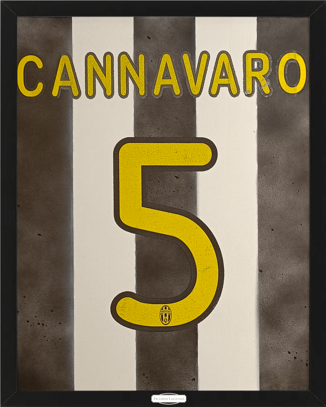 Artwork Juventus Football Club Theme Fabio Cannavaro Limited Edition