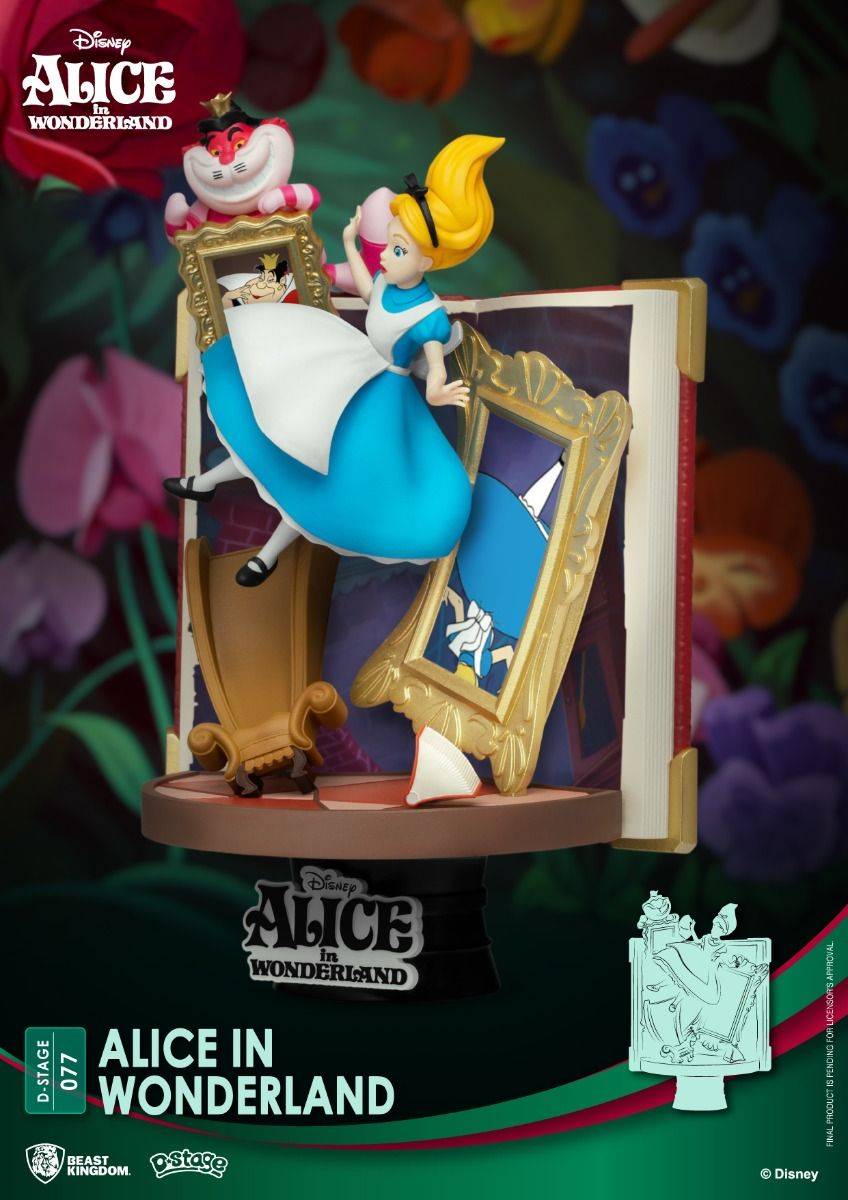 Diorama Stage 077 Story Book - Alice nel Paese delle Meraviglie