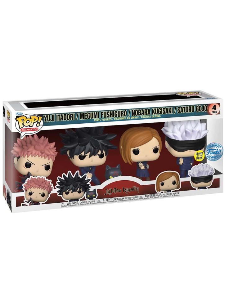 Funko Pop 4Pack Jujutsu Kaisen (Special Edition - Glows in the Dark)