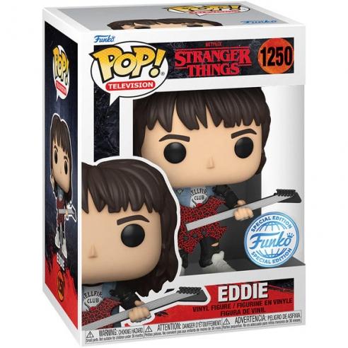 FUNKO POP - EDDIE #1250 - STRANGER THINGS - TELEVISION - JOSEPH QUINN