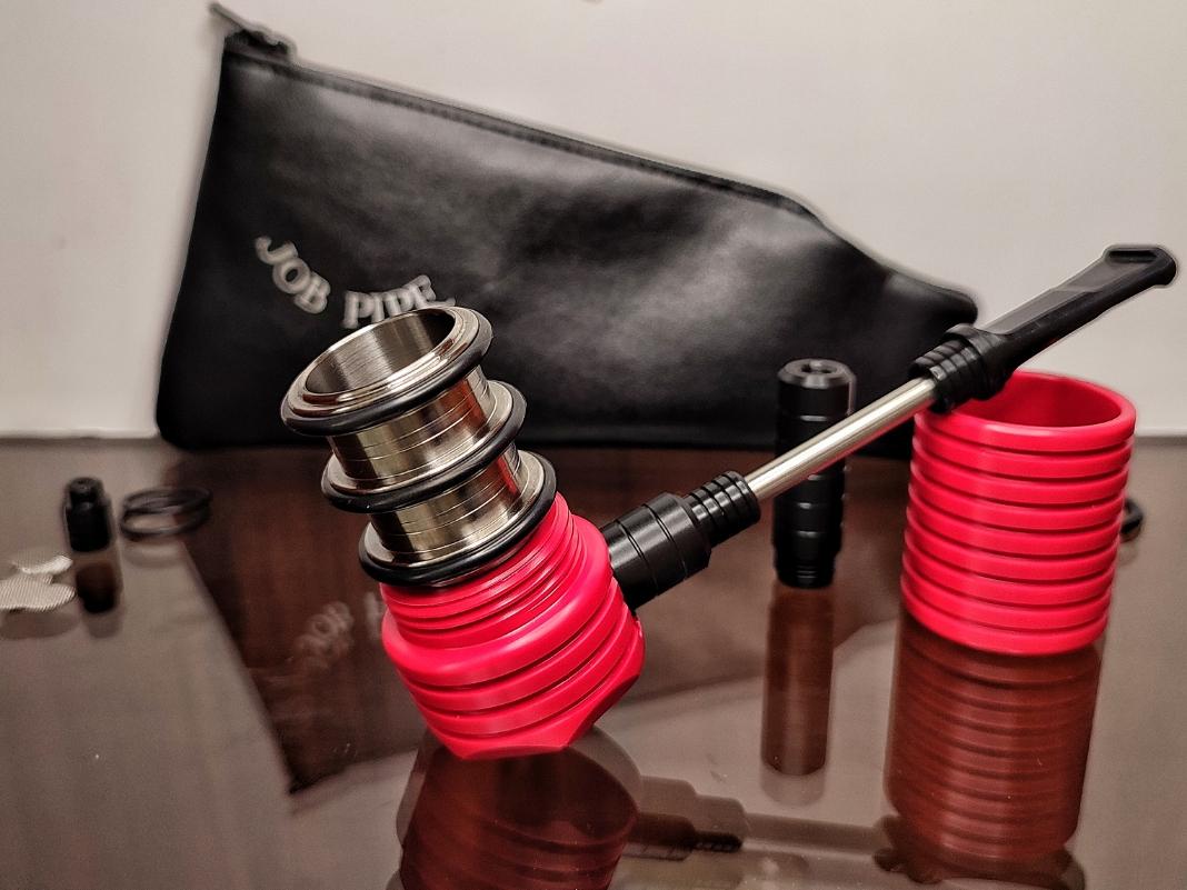 Job Pipe Bud Of TITAN Rosso Magenta Delrin Base and Cover Filter 9 mm -Gruppo 3 -