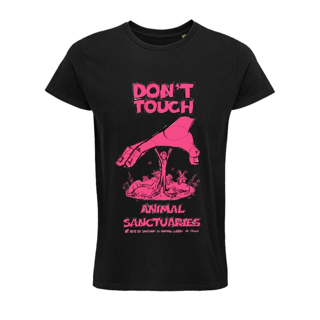 T-shirt "Don't touch animal sanctuaries"