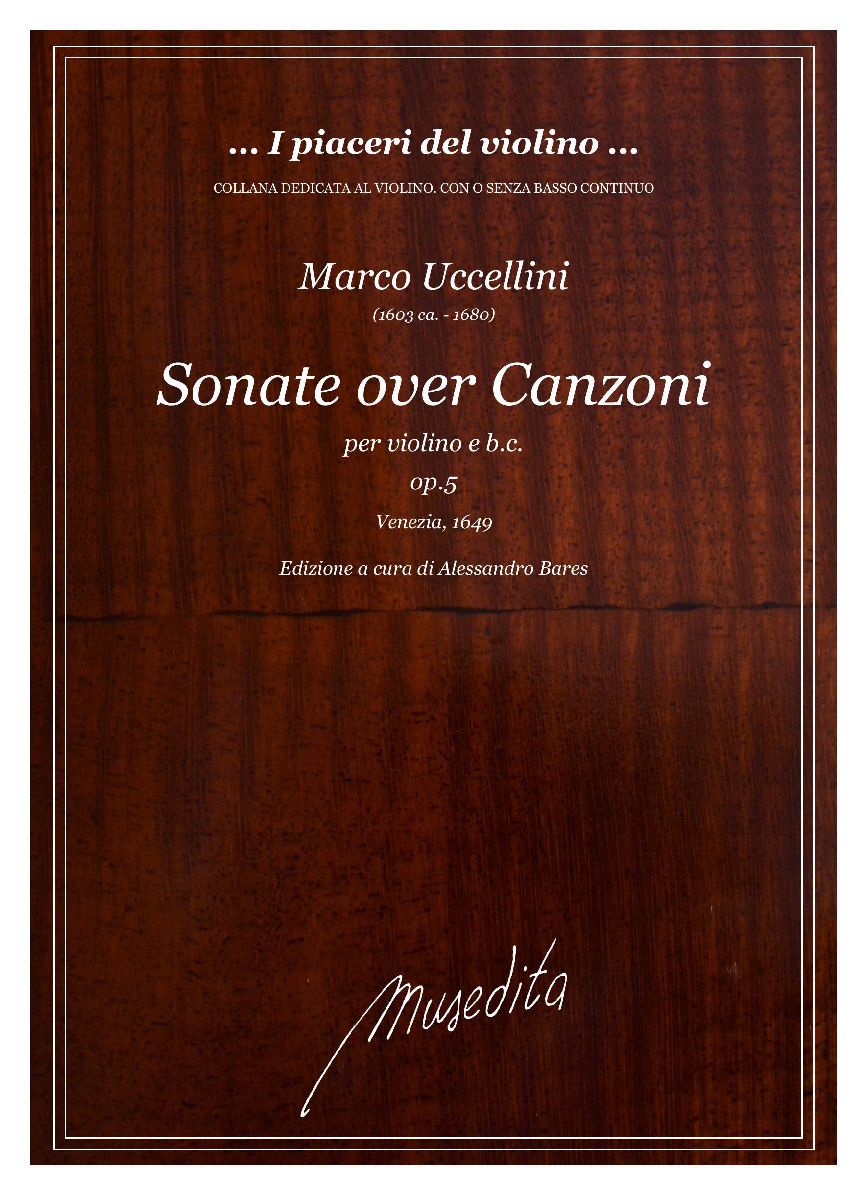 M.Uccellini: Sonate over Canzoni op.5 (Venezia, 1649)