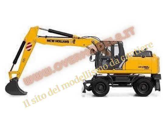 modellismo-modellino-escavatore-gommato-NEW-HOLLAND