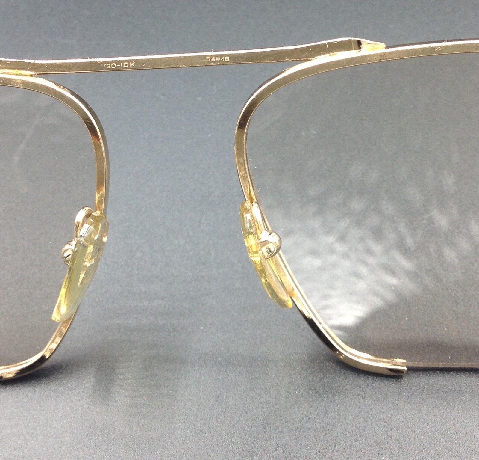 Ray Ban Bausch&Lomb B&L 1/20-10k gold laminated Vintage oro laminato gold frame eyewear