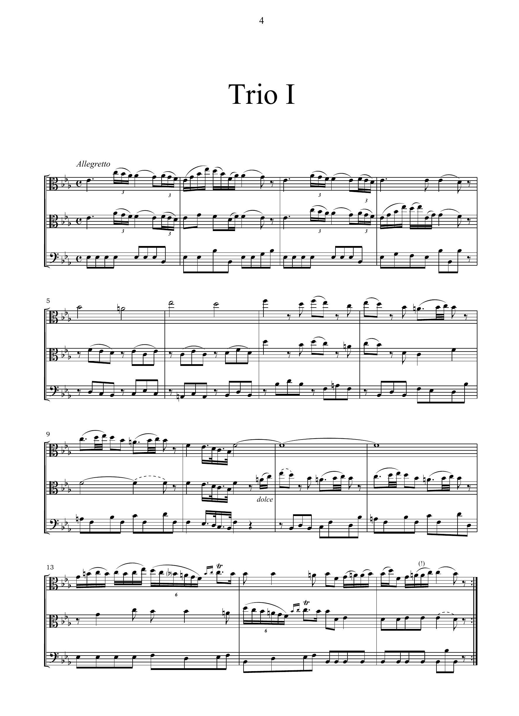 F.L.Gassmann: 2 Trii (Ms, D-B)