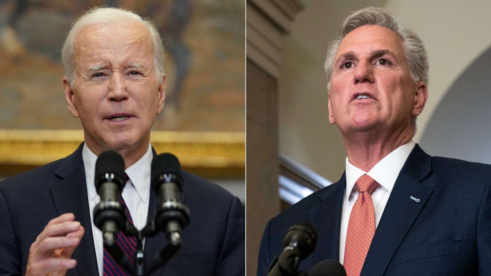 U.S. President Joe Biden and Kevin McCarthy are reportedly close to an agreement on raising the U.S. debt ceiling