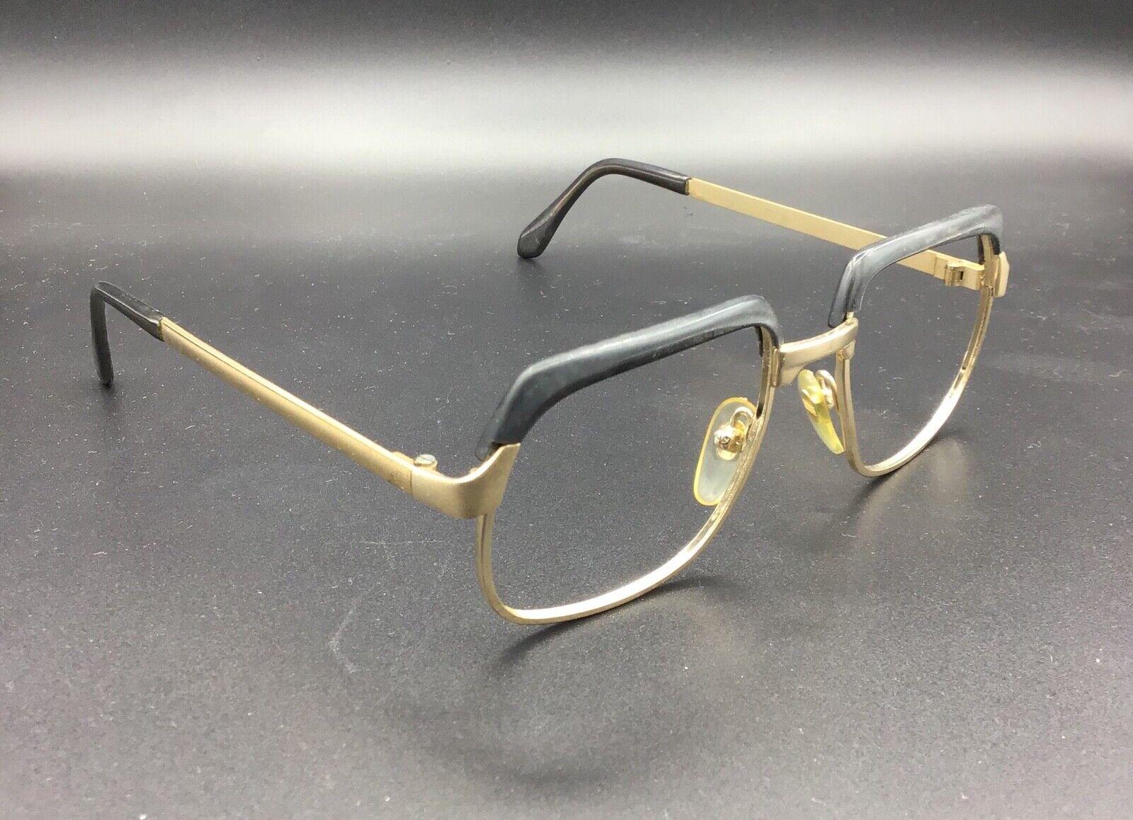 Marcolin occhiale vintage Eyewear frame Italy brillen lunettes glasses gold 840