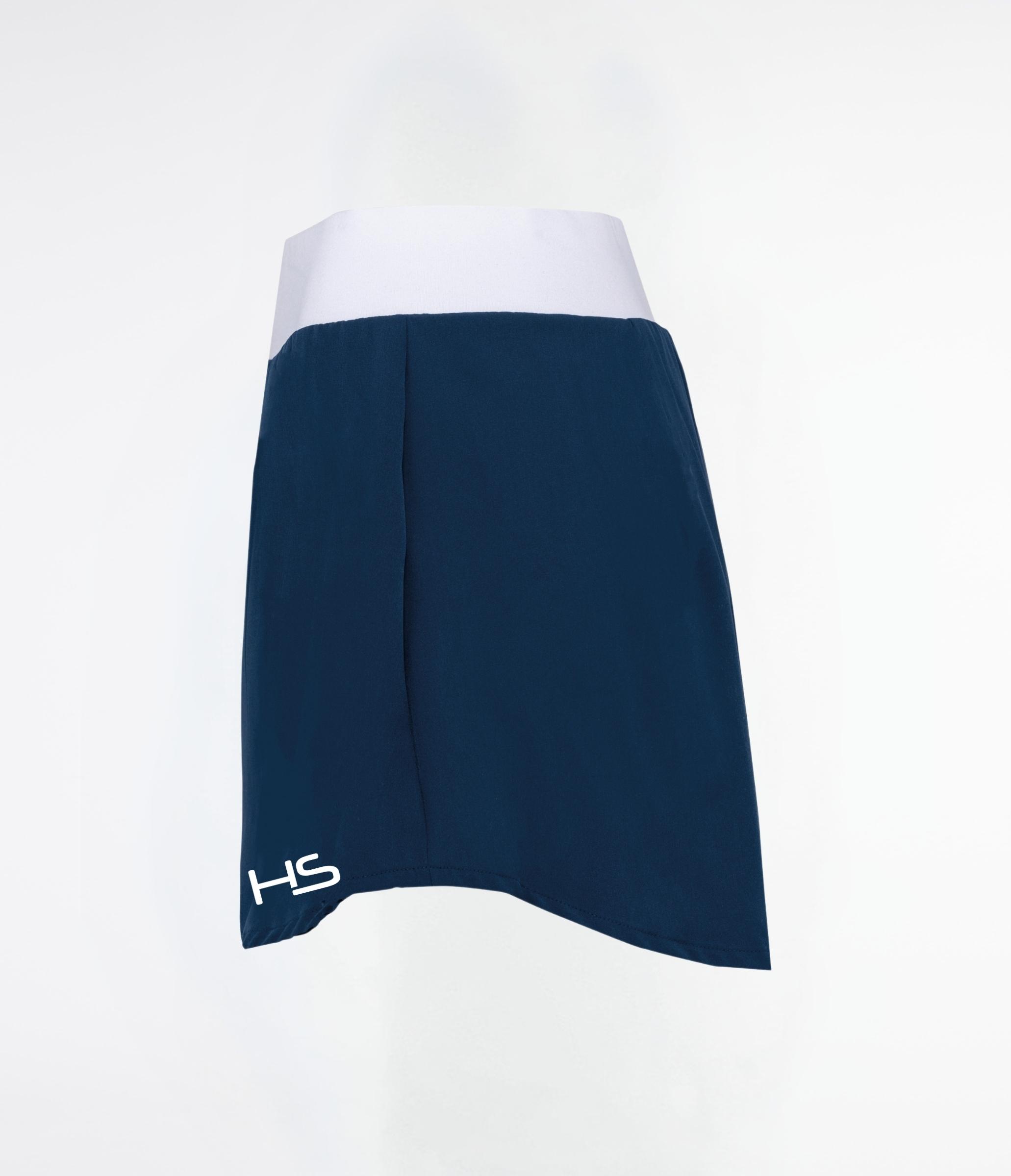 Gonna con shorts tennis/padel navy/white