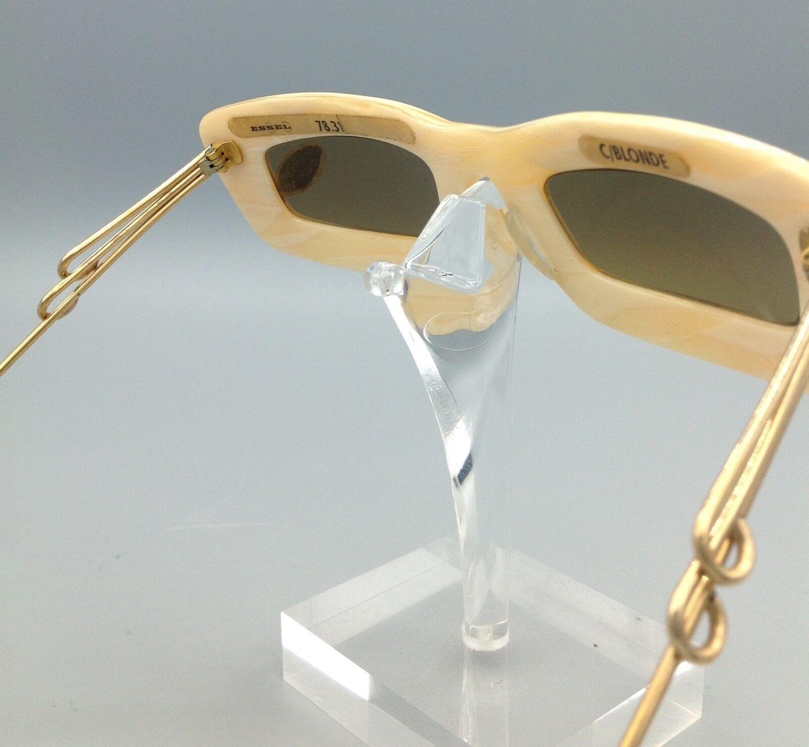 Vintage Essel 78.31 Verres HF Oliva sunglasses occhiale Lunettes Sonnenbrillen