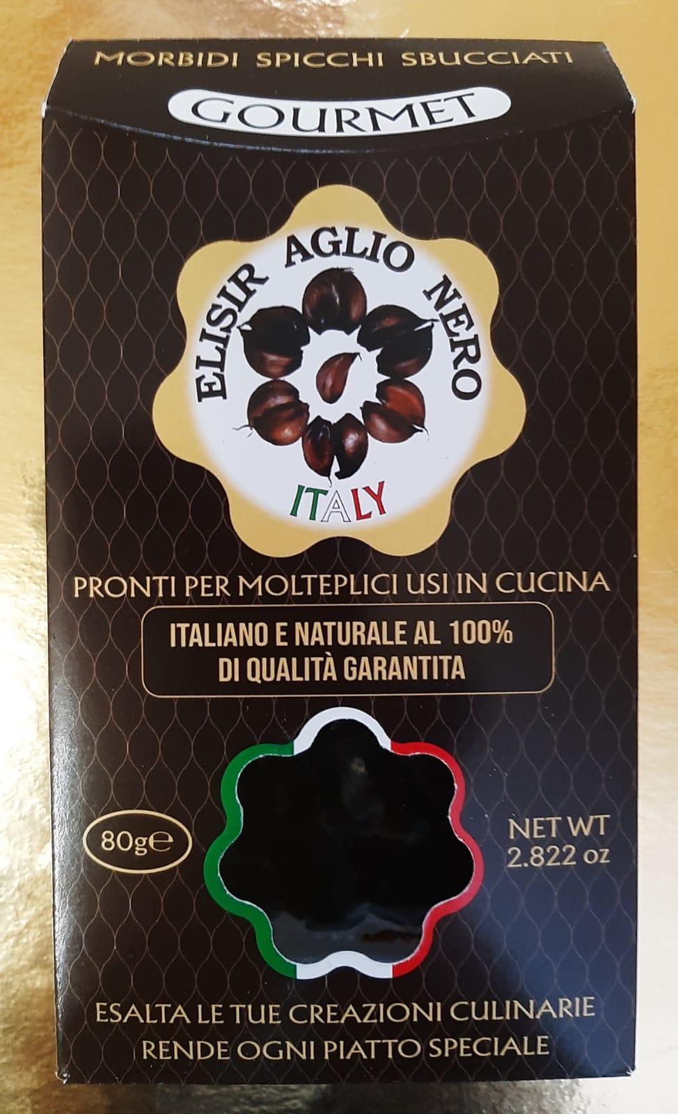 ELISIR AGLIO NERO ITALY SPICCHI SBUCCIATI 80 GR