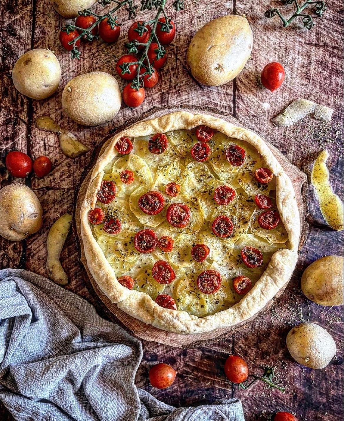 TORTA di POMODORINI e PATATE