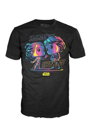 Funko T-Shirt - Star Wars (Han Loves Leila)