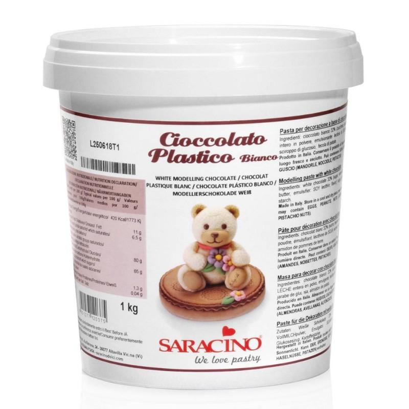 Cioccolato plastico Saracino 1kg BIANCO