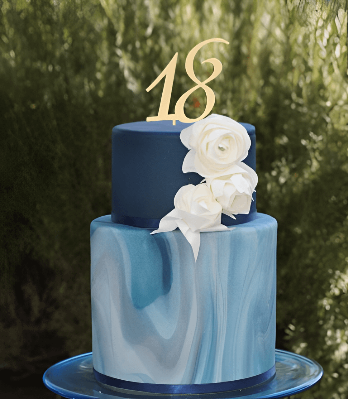 Cake topper con numero