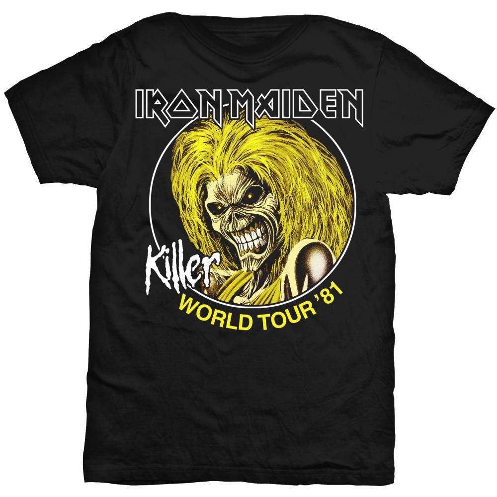 T-shirt Iron Maiden Killer world tour 81