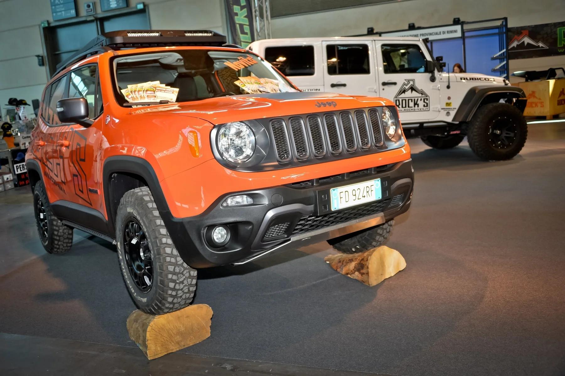 Piastra Protezione Anteriore ROCK'S in alluminio - per Jeep Renegade TRAILHAWK