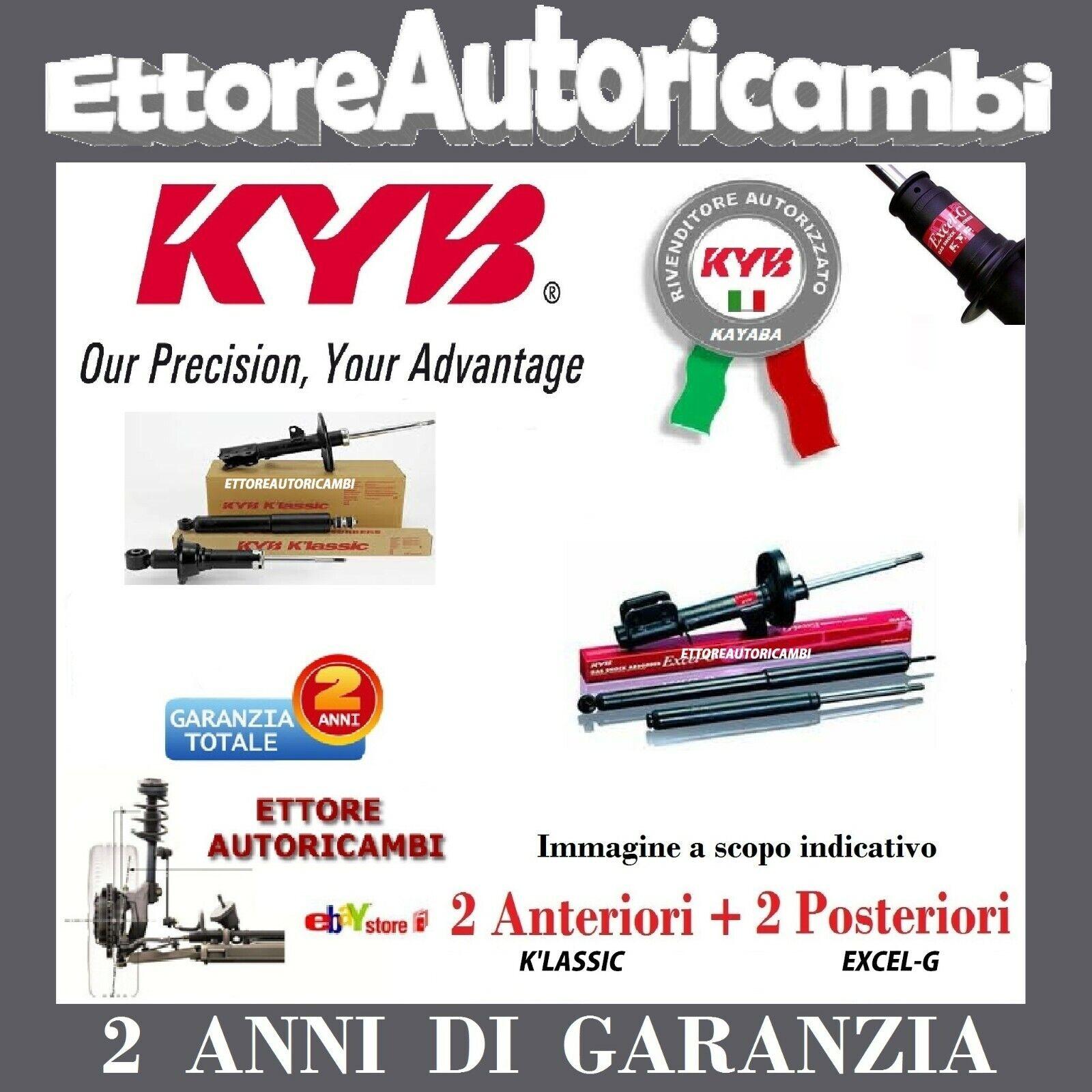 KIT 4 AMMORTIZZATORI KAYABA FIAT PUNTO (188)2-3 DAL 1999 IN POI