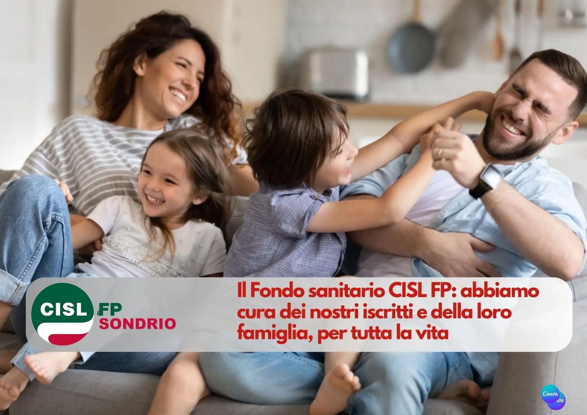 CISL FP Sondrio. Nasce il fondo sanitario CISL FP. Anche con patologie pregresse, per tutta la vita