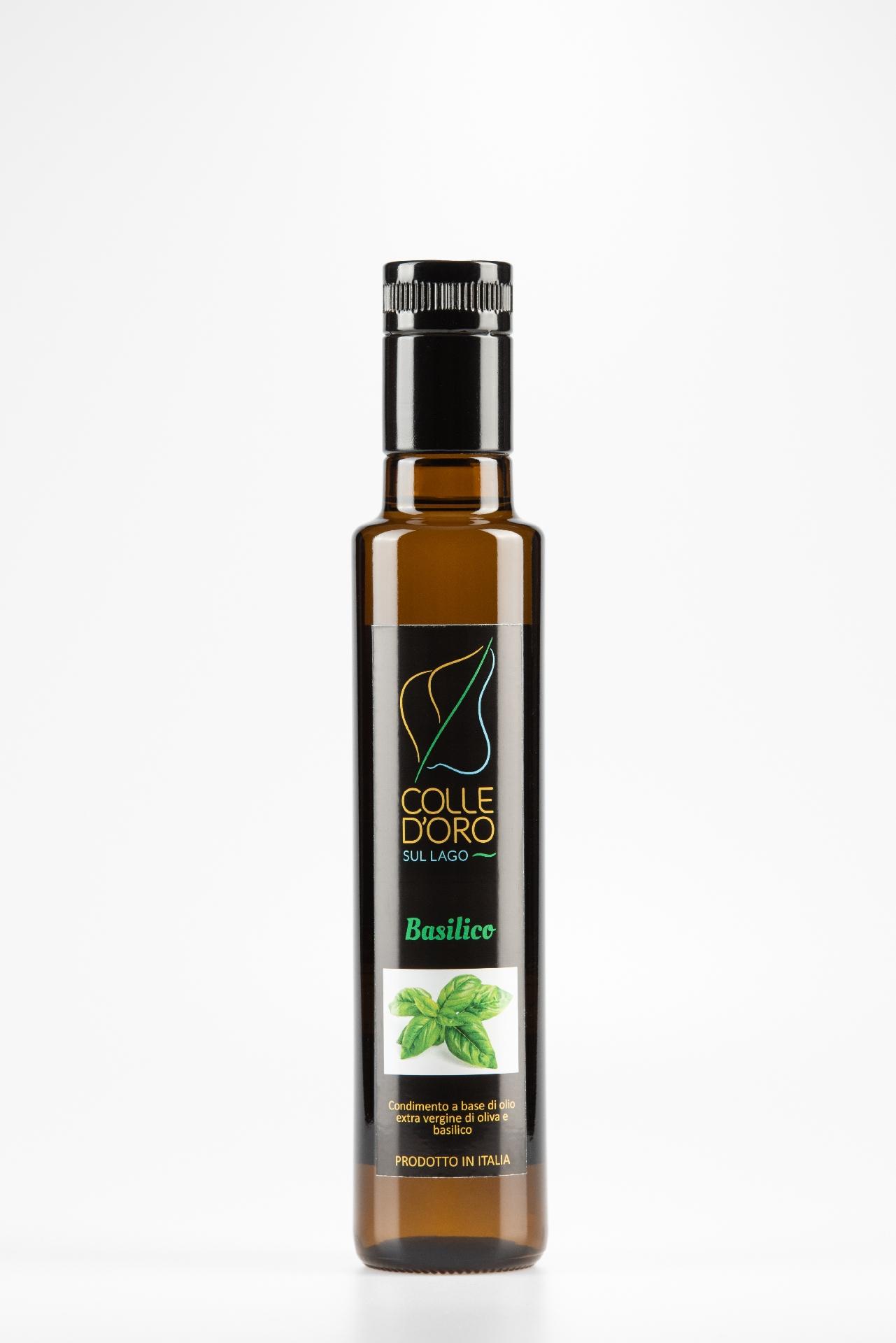 Cod. 07 Condimento a base di olio extra vergine di oliva (90%) e basilico (10%)
