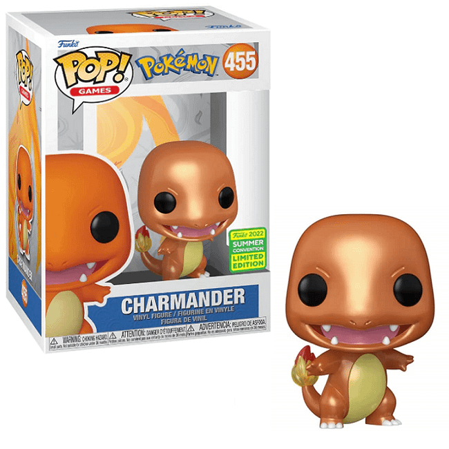 Funko Pop 455 - Charmander (Metallic Edition)