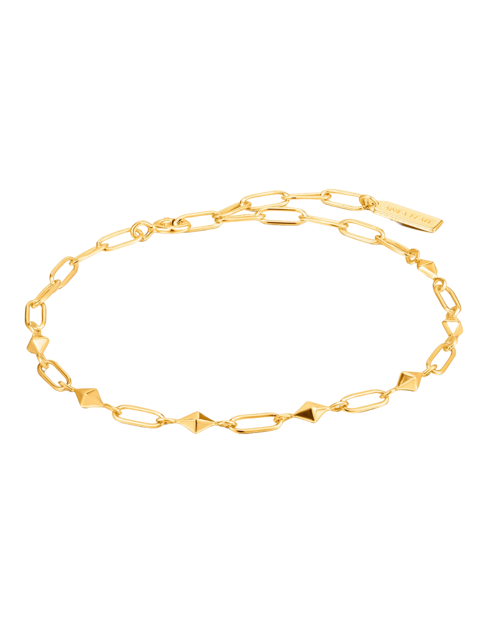 Gold Heavy Spike Bracelet Ania Haie