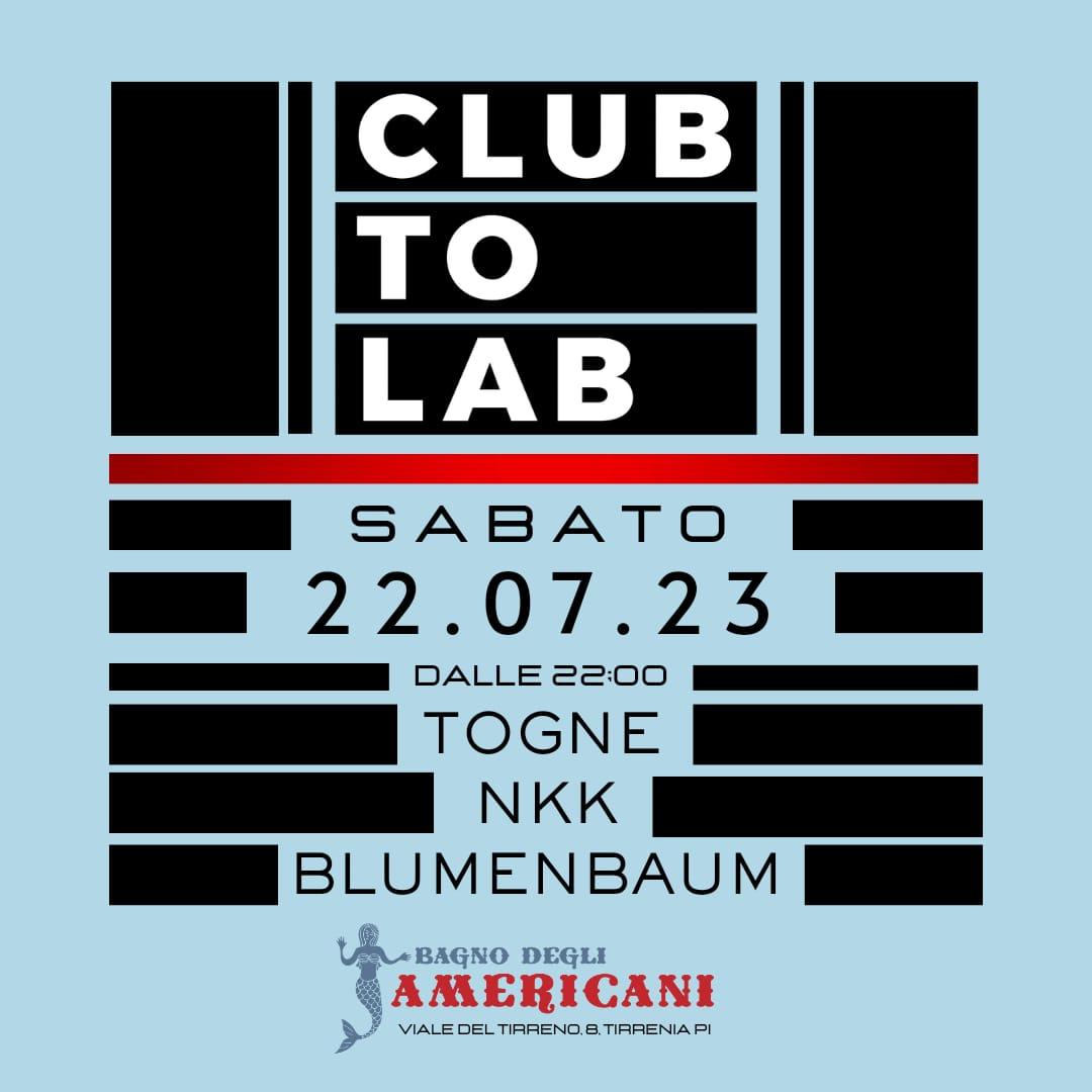 Al Bagno degli Americani sabato 22 luglio torna la musica del Club To Lab