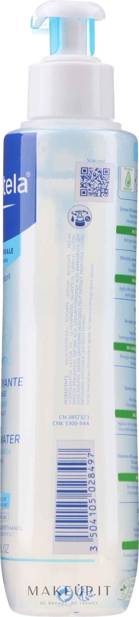 Mustela Cofanetto Bavaglino Detergente 200ml+Detergente Senza Risciacquo 300ml+Bavaglino